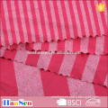 CD yarn polyester spandex stripe sports wear knitted fabric